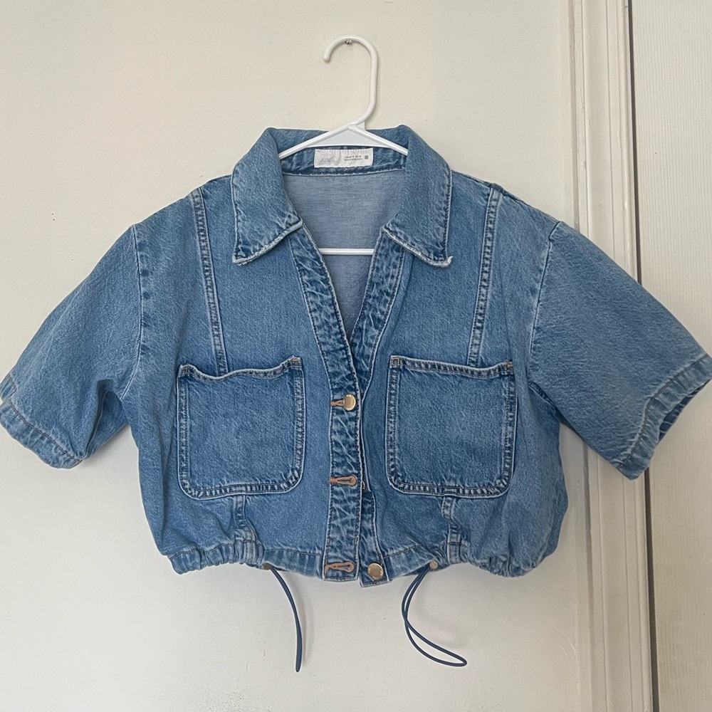 Zara Blue Denim Jacket